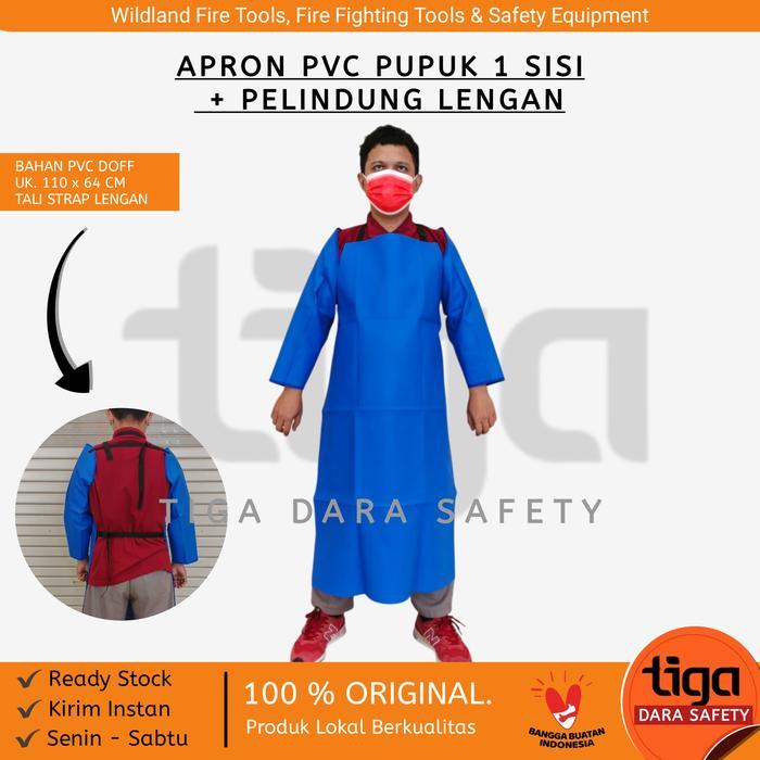 Apron Pupuk dan Industri PVC Anti Air dan Kimia Plus Apron Lengan PVC