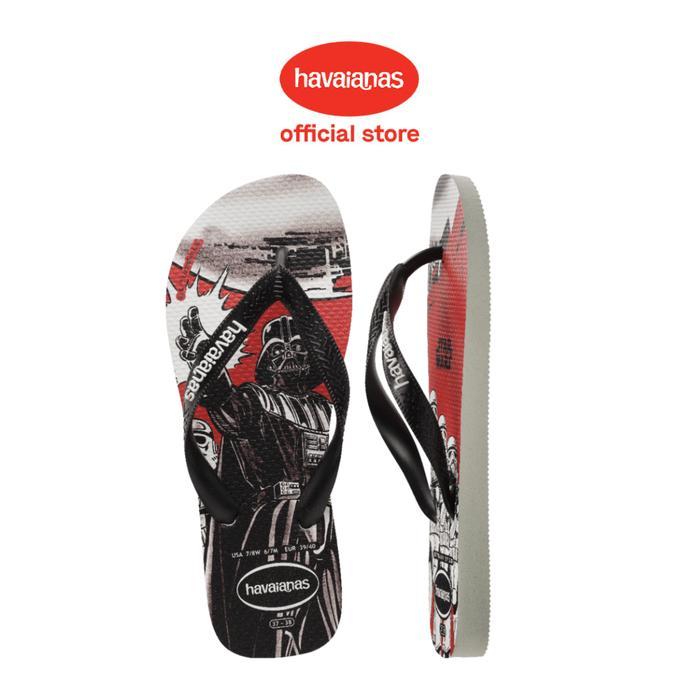 Havaianas 0128 Star Wars White/Black - Sandal Pria