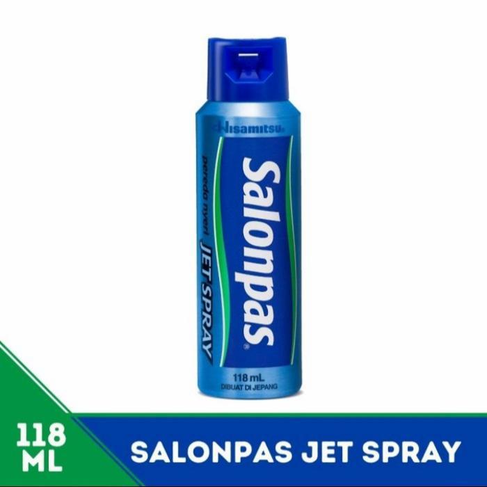 SALONPAS JET SPRAY 118 ML SPRAY PEREDA NYERI JETSPRAY 118ML ORIGINAL