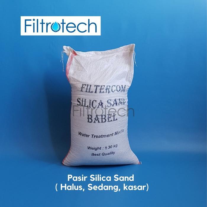 Filter Air Media Pasir Silika / Pasir Silica / Silica Sand halus / Silica Sedang 1 Sak