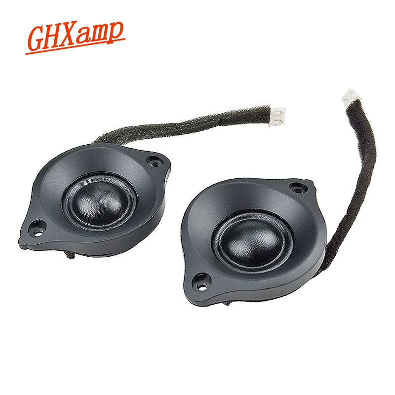 Ghxamp 1.75 Inch 46Mm Neodymium Speaker Horn Silk Film Treble Speaker 8Ohm 15W Upgrade Hifi Car