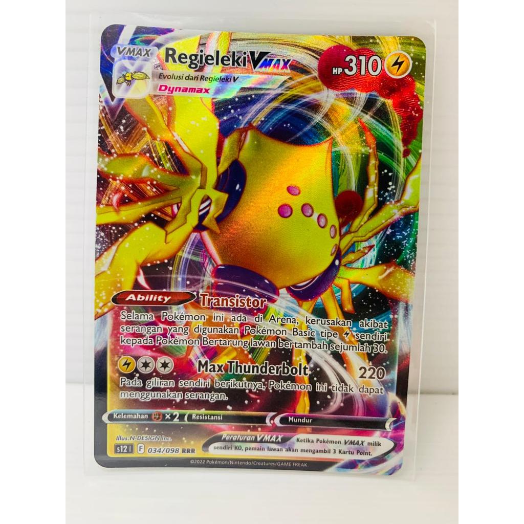 Regieleki VMAX RRR Pemicu Paradigma Pokemon Indo