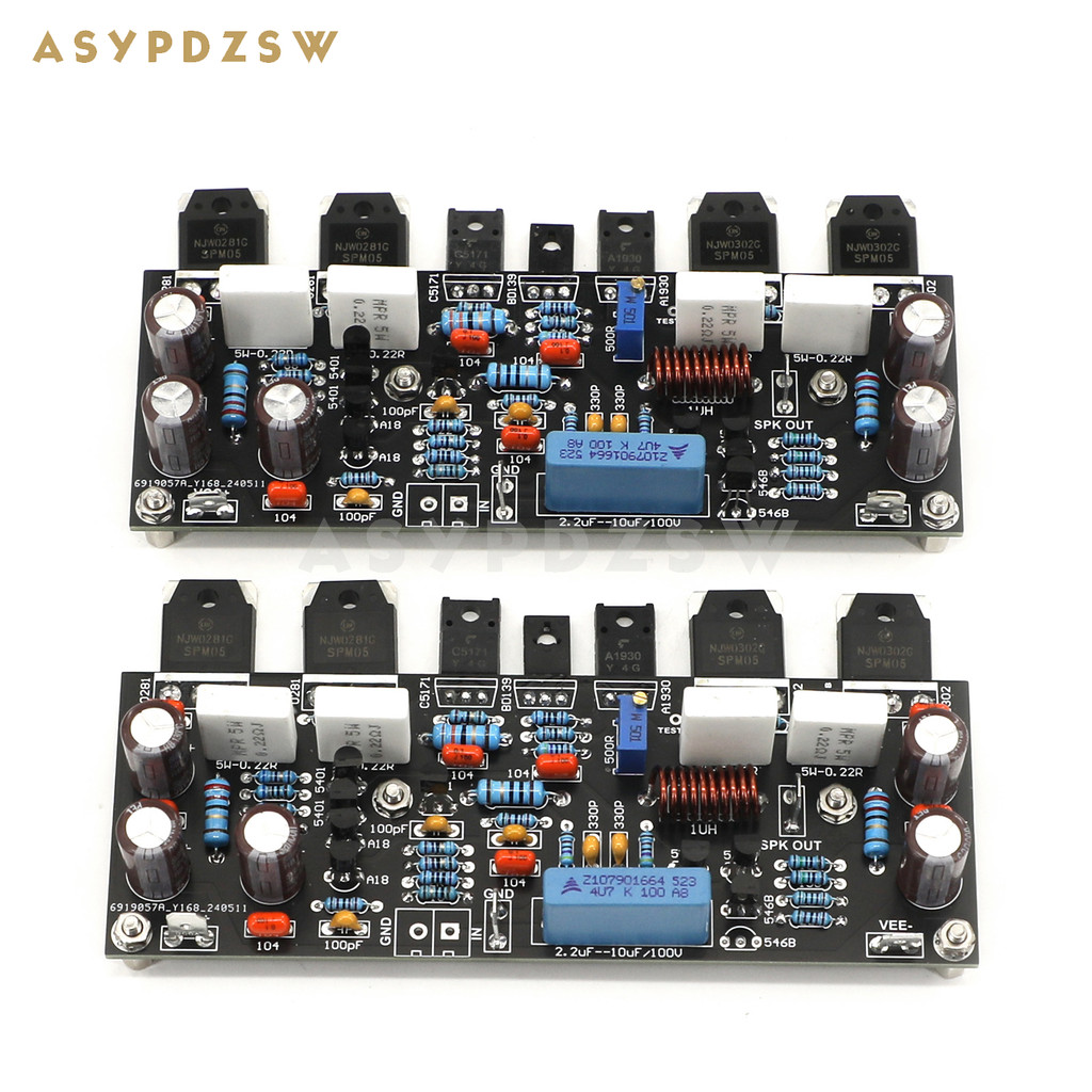 2 CH SYM5-3 High Bias Class AB Power Amplifier DIY Kit/Finished board Base on Symasym5-3 Amplifier