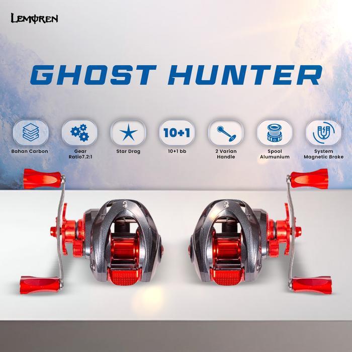 Ready Lemoren reel BC handle kanan/kiri reel Baitcasting Max drag 8kg RP003