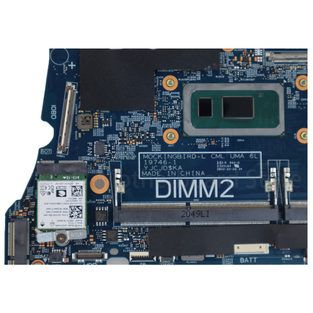 19746-1 Laptop Motherboard For Dell Latitude 3410 3510 With CPU i3-10110U i5-10210U i7-10510U