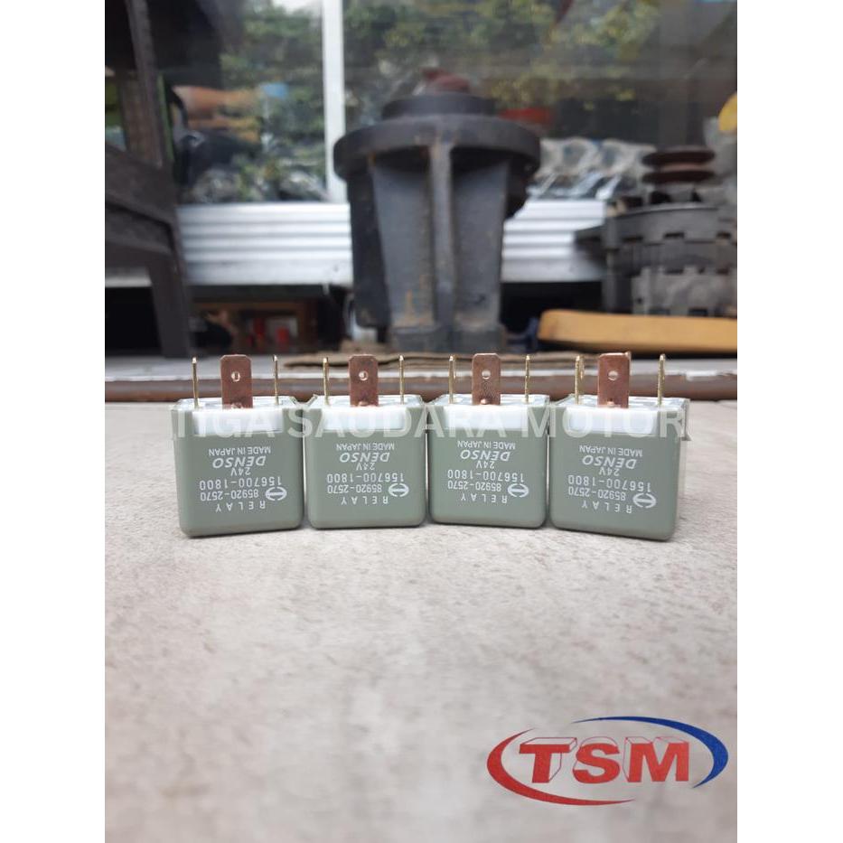 RELAY DENSO 24V KAKI 4 ABU 85920 - 2570 TERBAIK