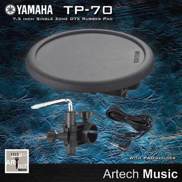 Drum Pad Yamaha Dtx Tp 70 + Clamp Holder/ Tp70 #Gratisongkir