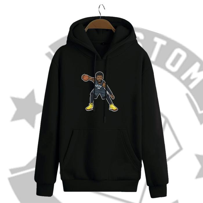 Sweater Hoodie Nba Brooklyn Nets Kyrie Irving Cartoon