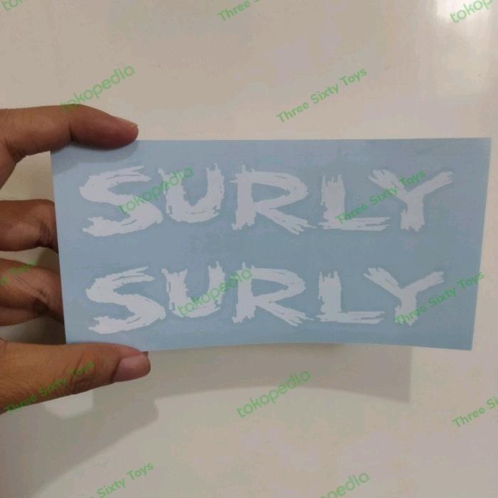 Cutting sticker stiker sepeda road bike fixed bike surly downtube vinyl *