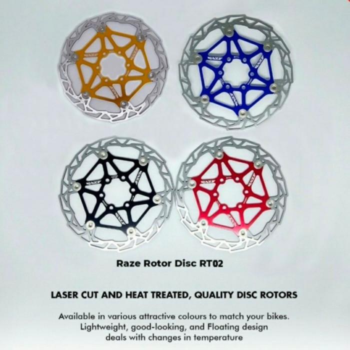 Rotor Disc Brake Raze Piringan Rem Cakram Sepeda MTB Gunung Seli 160mm *