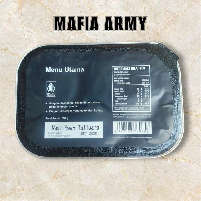 Rindubusanatulo Ransum Makanan Nasi Kaleng Ransum Tni Naraga Tentara Survival Food