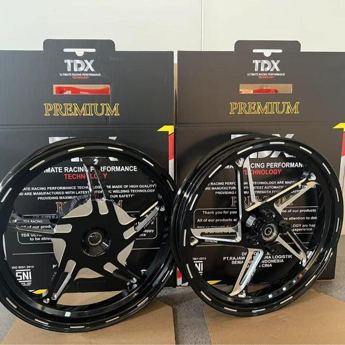 Velg Ring 14 Sepasang VX500 TDX Racing CNC 2Tone Premium – Velg Depan Belakang Beat Karbu Beat FI Mi