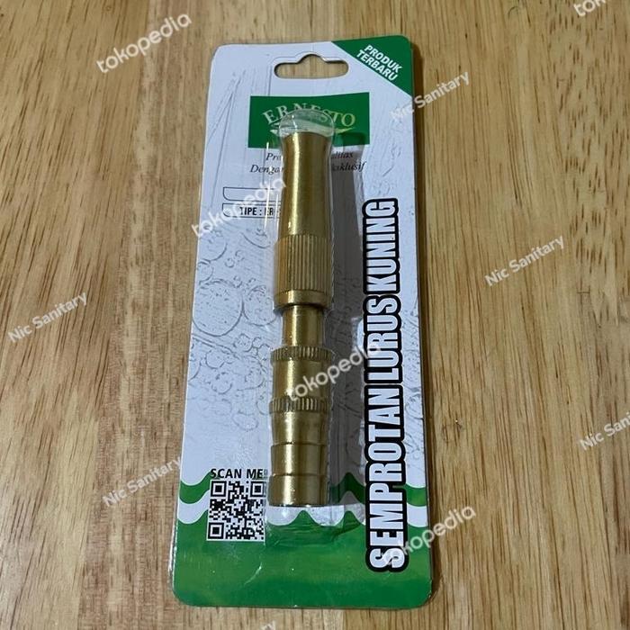"New" Semprotan air lurus kuningan ERNESTO / semprotan air putar kuningan