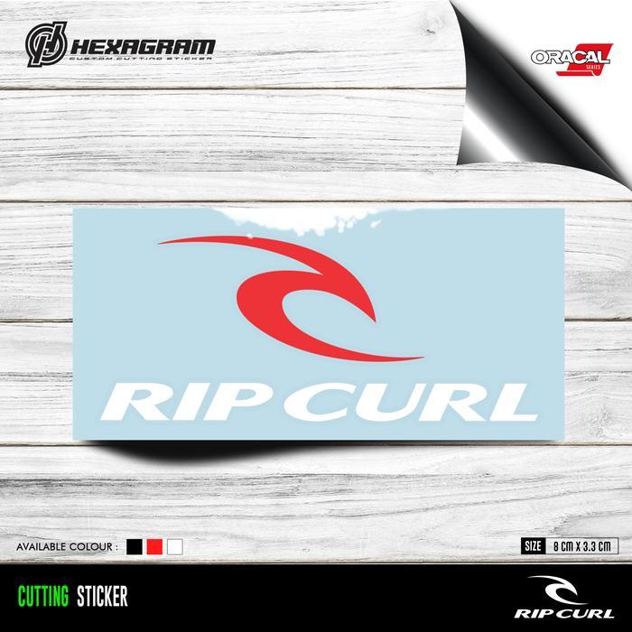 Cutting Sticker Rip Curl Stiker Cutting Rip Curl Rip Curl Redy Stok