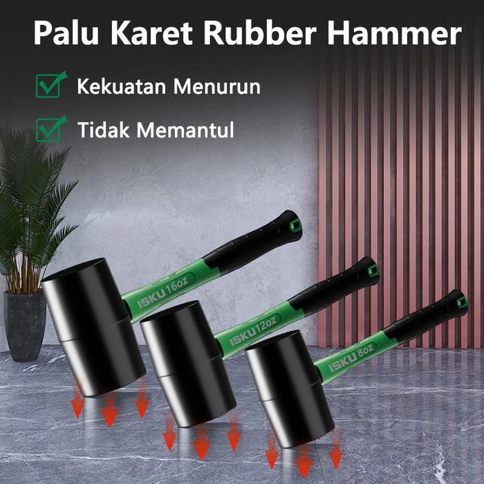 ISKU PALU KARET PALU LANTAI KERAMIK RUBBER HAMMER PALU PASANG KERAMIK