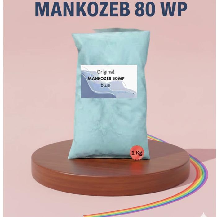 mataharitaman99 PUPUK PLUS MANKOZEB BLUE 1 KG 80wp/ MANKOZEB BIRU BAHAN AKTIF MANKOZEB, SILIKA,