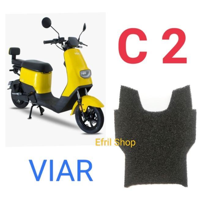 Ada Stok Alas kaki karpet sepeda motor listrik Viar C2
