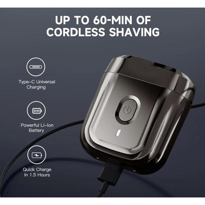 Alat Pencukur Cukur Bulu Jenggot Dan Kumis Kemaluan Pria Wanita Elektrik Electric Mini Shaver