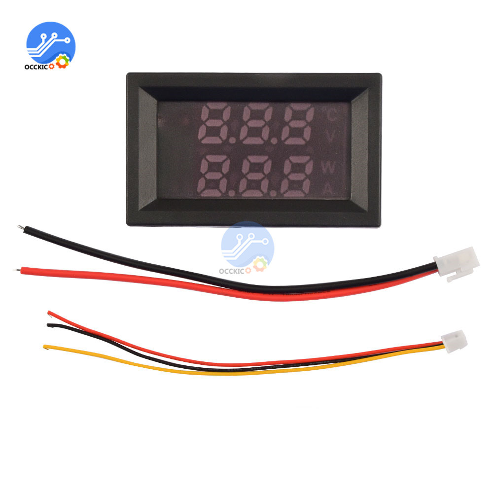 . M430 Dc 4-30V 10A 50A 100A Led Digital Voltmeter Ammeter Car -