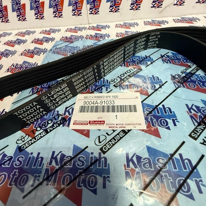 FAN BELT TALI KIPAS VAN BELT 6PK1920 6PK 1920 AVANZA 1.5 TERIOS RUSH JAPAN OK.