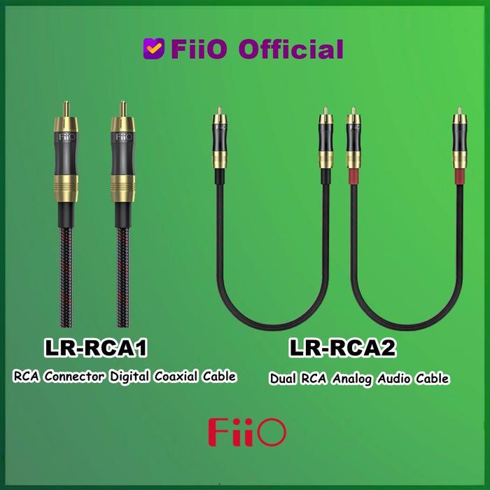 PROMO FiiO LR-RCA1 RCA2 RCA4 RCA5 LR-3.5A LR35A Audio Cable RCA 1 2 4 5