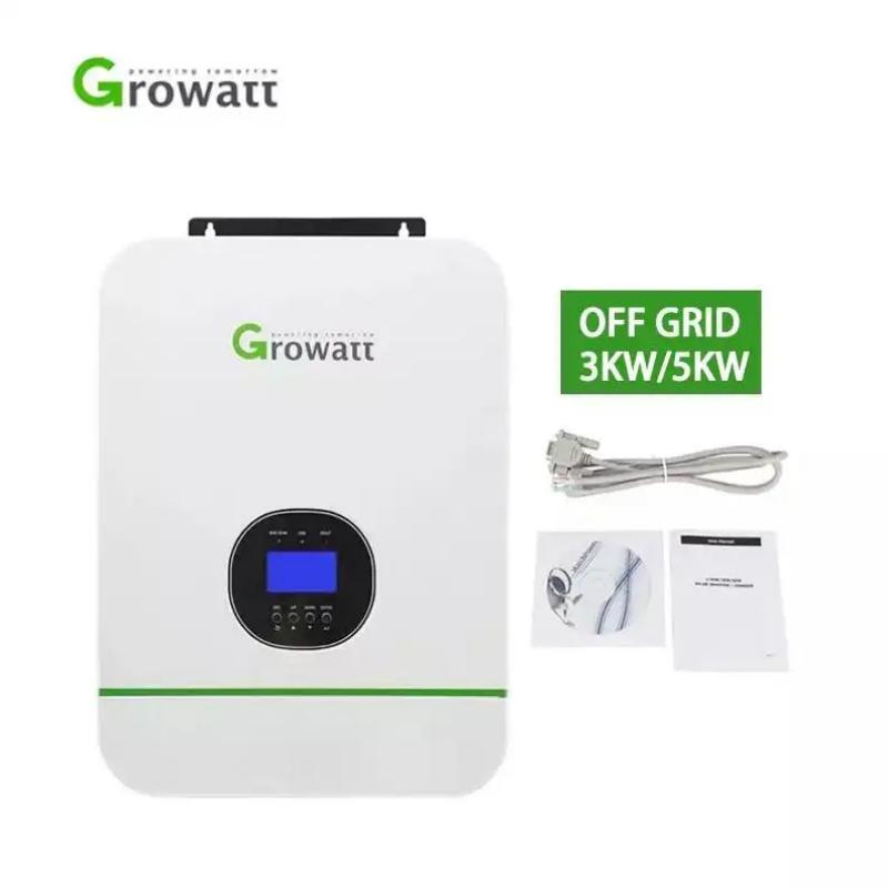 . Growatt 230V 3000W 3Kw GNe InvertRleri Pv System Mppt Off Grid Solar Inverter With Wifi Module -
