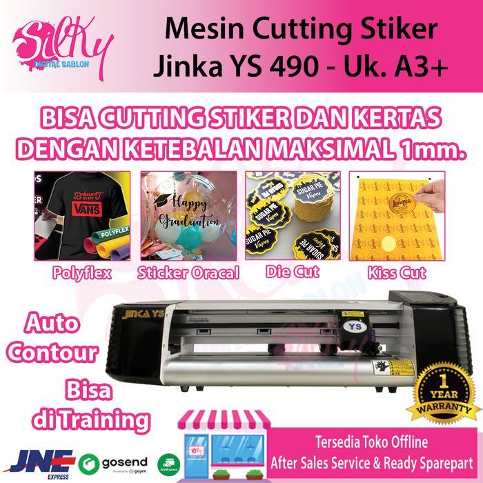 Mesin Cutting Sticker Auto Contour Cut A3 Plus Ys-490 Cam Mesin Cutting Sticker Ys-490 Ukuran A3+