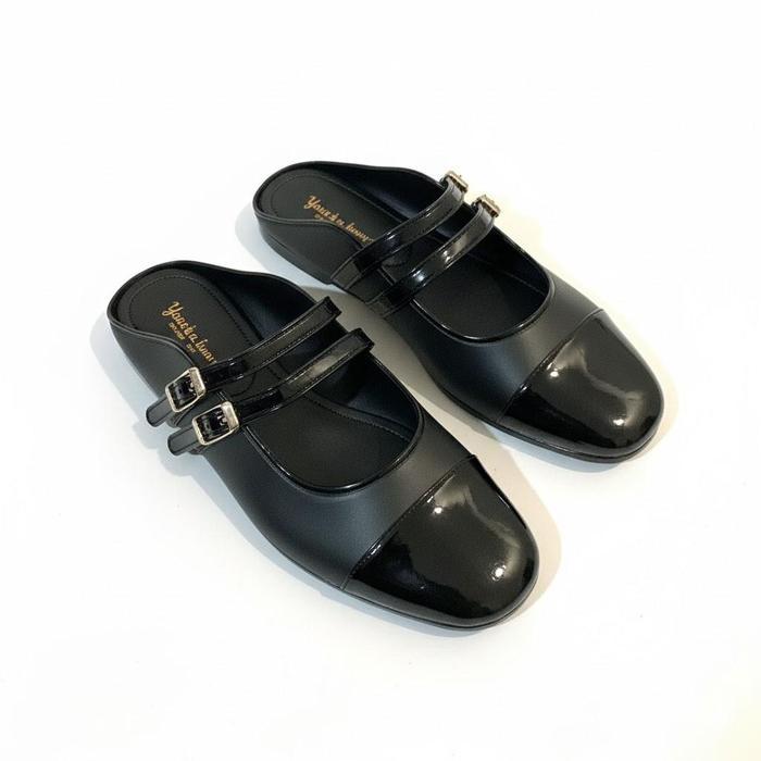Sandal Wanita Slop Mules Pvc Tali Gesper Nyaman Anti Air Bahan Karet Jelly Empuk & Lentur Sol Anti