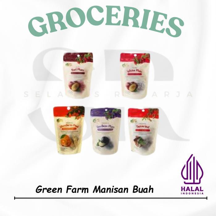 Green Farm Manisan Buah / Kiamboi Merah / Kiamboi Putih / Mangga Manis / Plum Tanpa Biji / Manisan