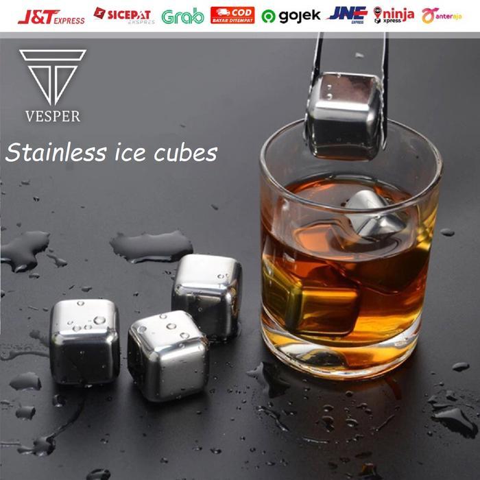 Stainless ice cubes / whiskey stone stainless / whisky stone stainless