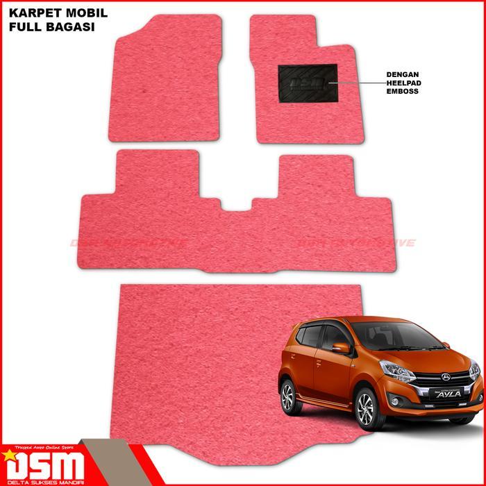Karpet Mobil Toyota New Agya - New Ayla (2017-2022) Full Bagasi / Karpet New Agya 1200 / Aksesoris