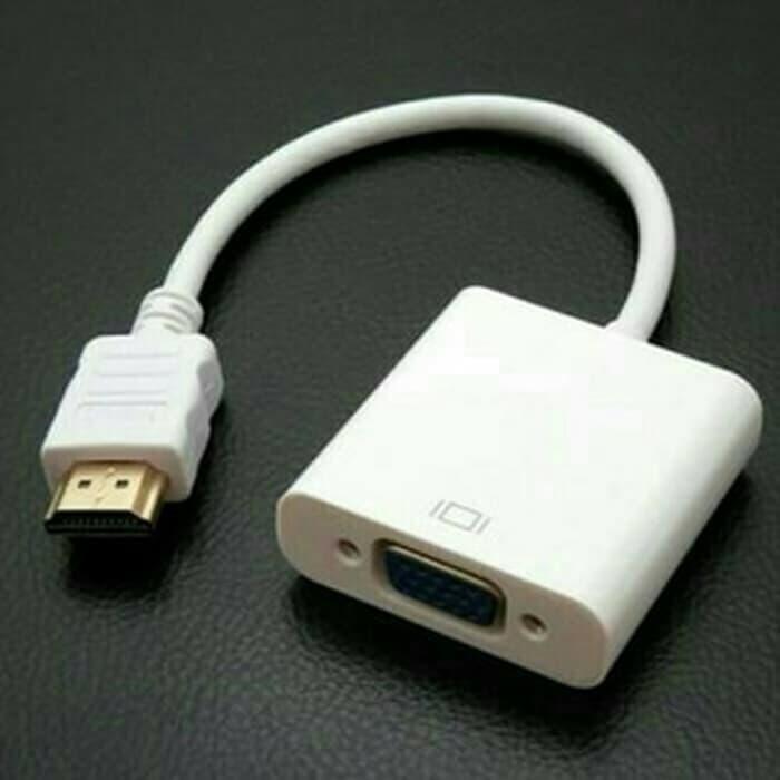 Konektor Konvekter HDMI ke VGA Kabel Adaptor