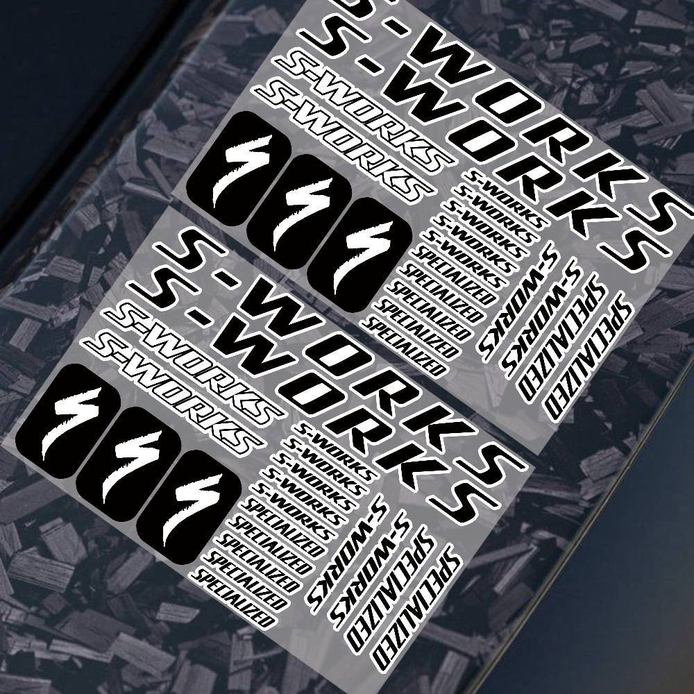 Motorcycle Car Bike Laptop Sticker High Quality Laminated Waterproof Image For S-S-W-WORKS