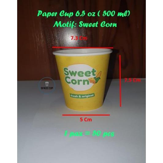 Paper Hot Cup Gelas Kertas 6,5 oz 180 ml Say Jasuke