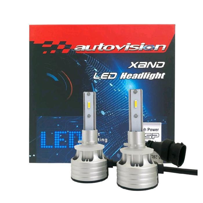 Lampu Led Autovision Xandway H27 27 Watt Warna Cahaya 2800K Kuning Pekat Bohlam Led Mobil Motor Bulb