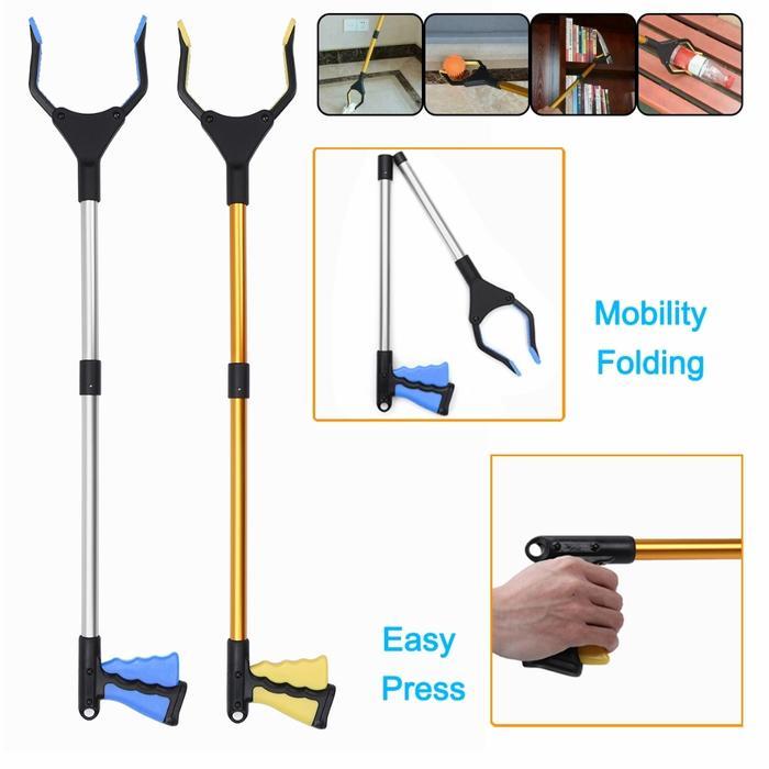 Industrial Heavy Duty Pick Up Tool Reacher Grabber Trash Rotating