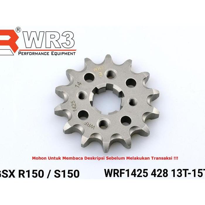 GEAR DEPAN WR3 415 428 520 NINJA 150 RR R SS CBR 250RR GSX 150 RX KING