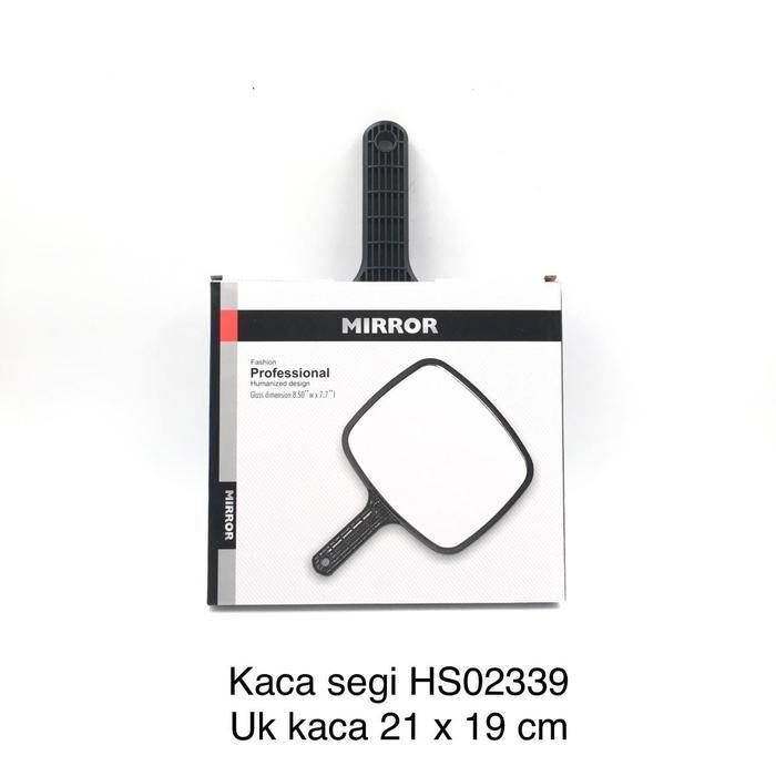 Kaca Cermin Salon Barber Kaca Segi HS02339 Ukuran 21 x 19 cm
