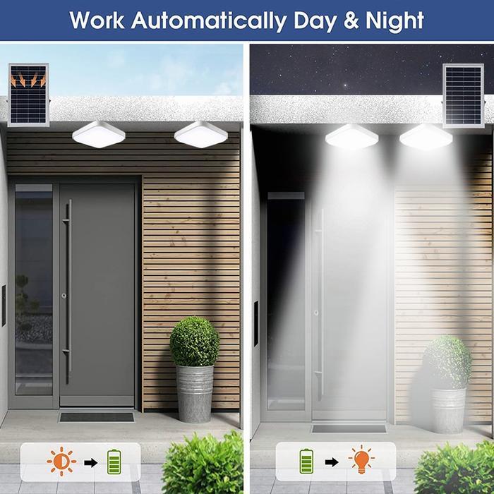 LAMPU TAMAN SURYA PLAFON RUMAH LAMPU LANGIT-LANGIT LED SURYA OUTDOOR LAMPU PANEL TENAGA MATAHARI 3