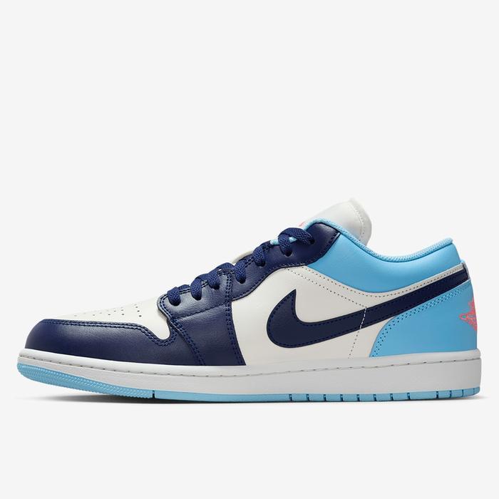 Sepatu Pria NIKE Air Jordan 1 Low Blue Chill 553558-149