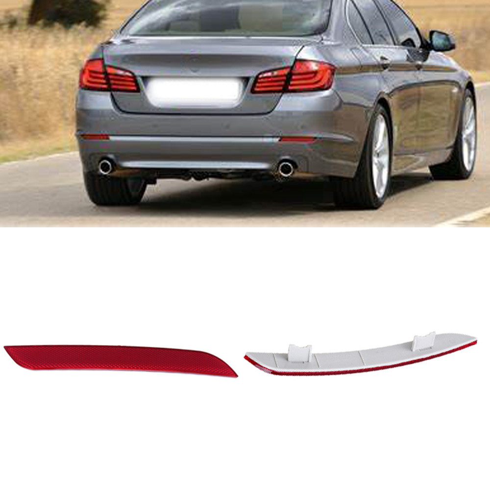 REAR LOWER BUMPER RED BRAKE LIGHT REAR REFLECTOR STOP FOG LAMP FOR BMW 5 SERIES F10 F18 SEDAN