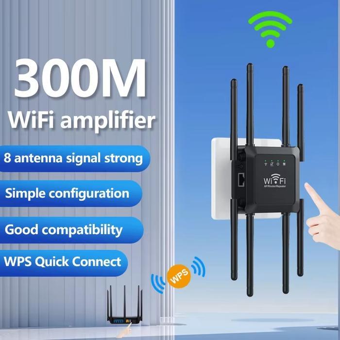 Cod8 Antena Extender Wifi 1200Mbps 2.4G Dan 5G Sinyal Wifi Memperluas Wireless Wifi Range Extender