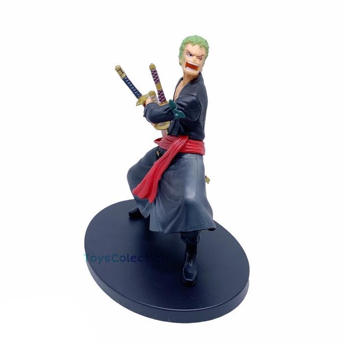 ACTION FIGURE ONE PIECE RORONOA ZORO WT100 VER. DFX THE GRANDLINE MEN MAINAN TOPPER CAKE PAJANGAN