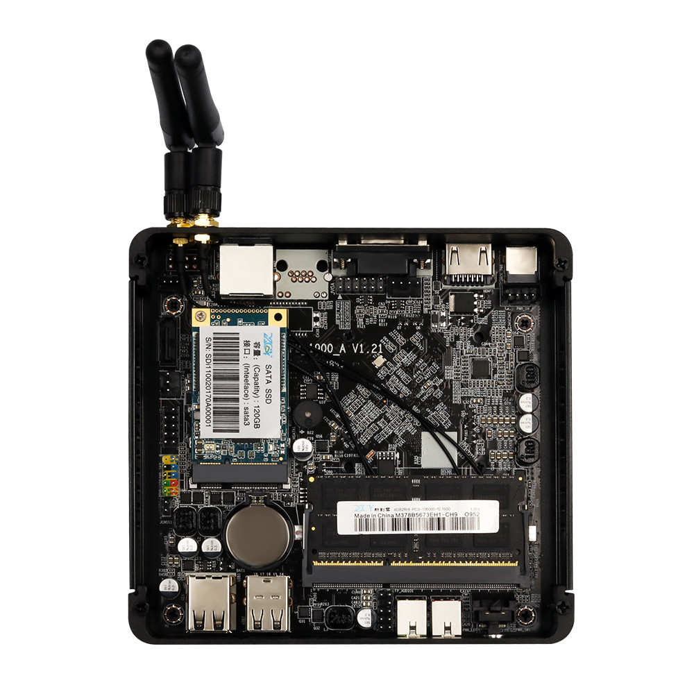 . Mini Pc Intel Celeron J1900 Fanless Embedded Computer Windows Linux -