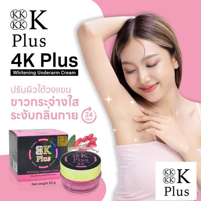4K PLUS WHITENING UNDERARM CREAM ORIGINAL THAILAND KRIM PEMUTIH KETIAK