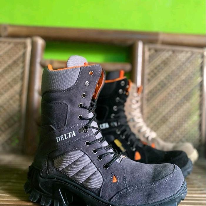 Sepatu tatical Delta Premium 8 inch,Sepatu Boots Tactical PDL/Tactical BOOTS Karet