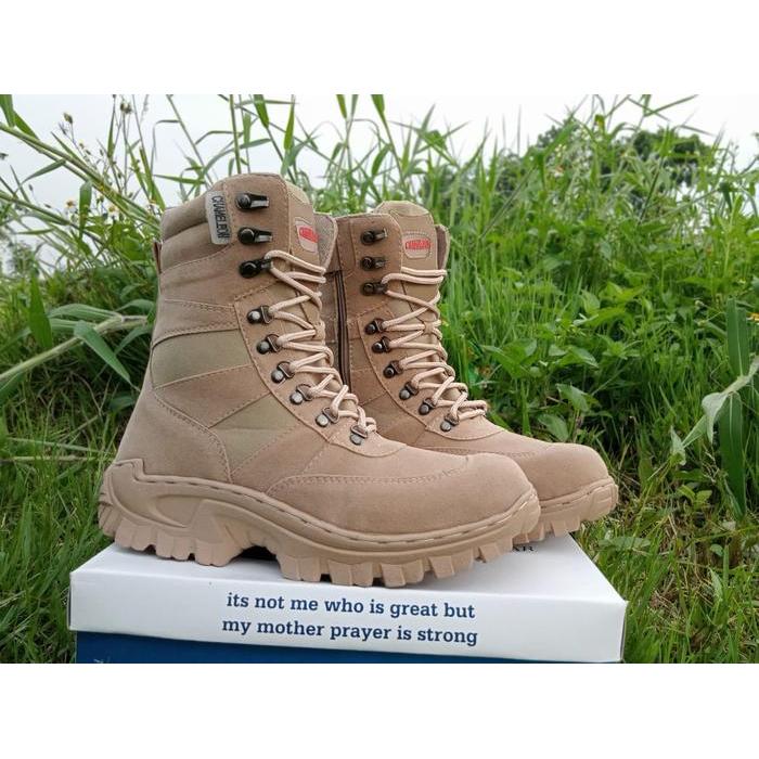 Sepatu Safety Pria Sepatu Pdl Pol PP Cream Gurun Sepatu Pdl 511 Cream Sepatu Pdl Ujung Besi