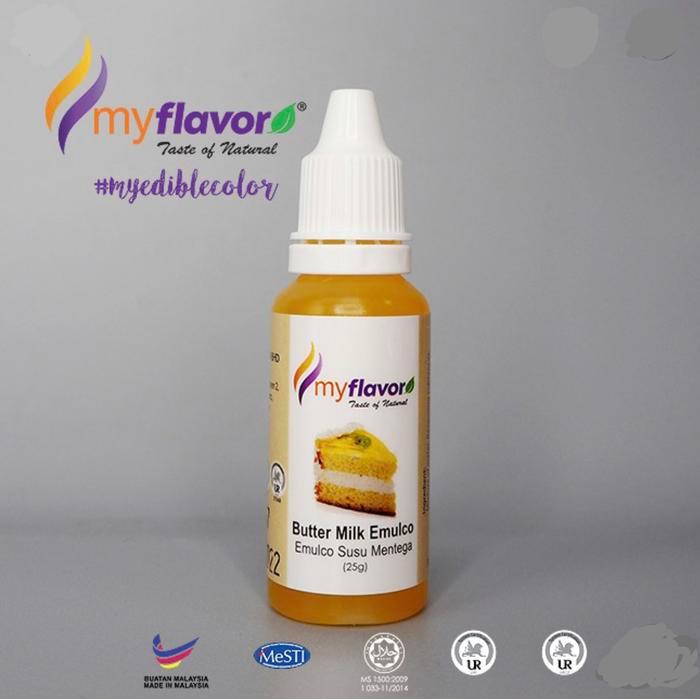 My Flavor Food Emulco Buttermilk - Pewarna dan Perisa Makanan Halal
