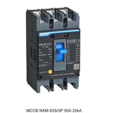 Mccb Breaker Chint Mccb Chint Type Nxm-63S/3P 50A 25Ka Harga Spesial