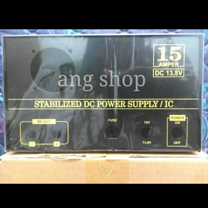 Box Adaptor 15A Kotak Dc Power Supply 15 Ampere